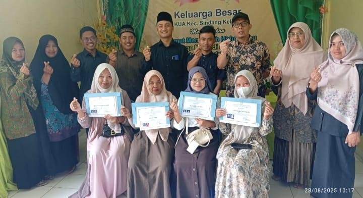KUA Sindang Kelingi Gelar Bimbingan Perkawinan: Bekali Catin Menuju Keluarga Harmonis