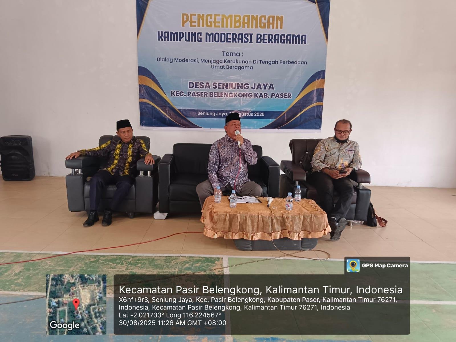 Ketua APRI Cabang Kabupaten Paser Hadiri Penguatan Kampung Moderasi Beragama di Desa Seniung Jaya