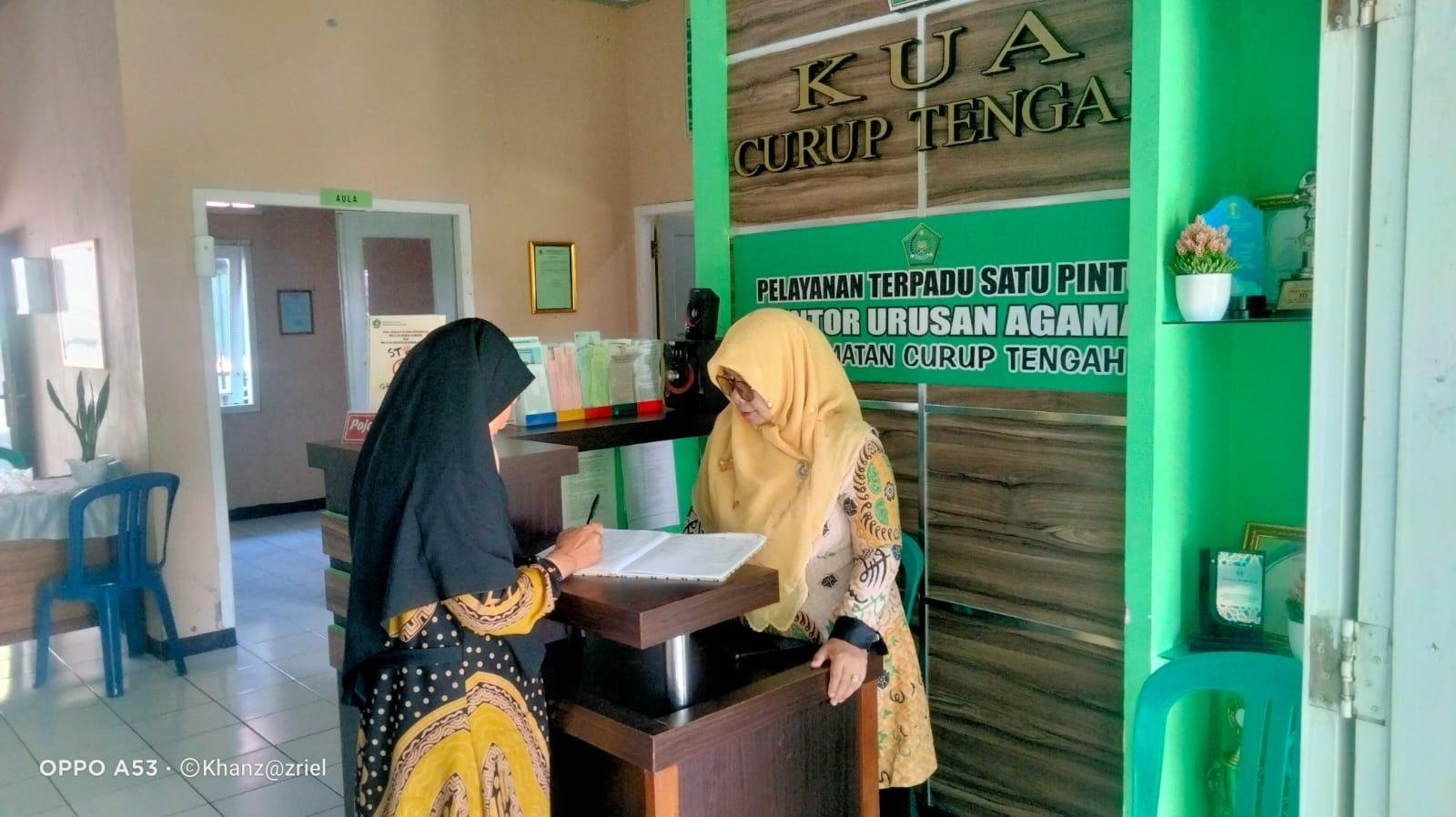 PTSP KUA Curup Tengah : Mewujudkan Pelayanan Terpadu, Transparansi, Efisiensi, dan Pelayanan Prima kepada Masyarakat