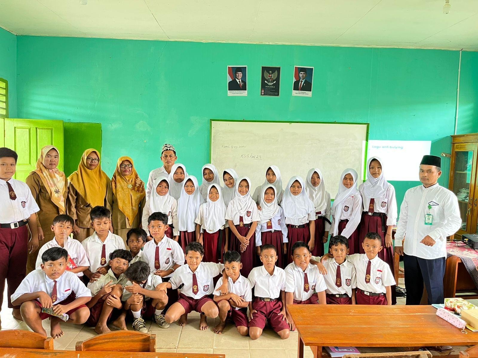 Penyuluh Kemenag Gelar Kampanye Anti-Bullying di SDN 3 Marga Tiga