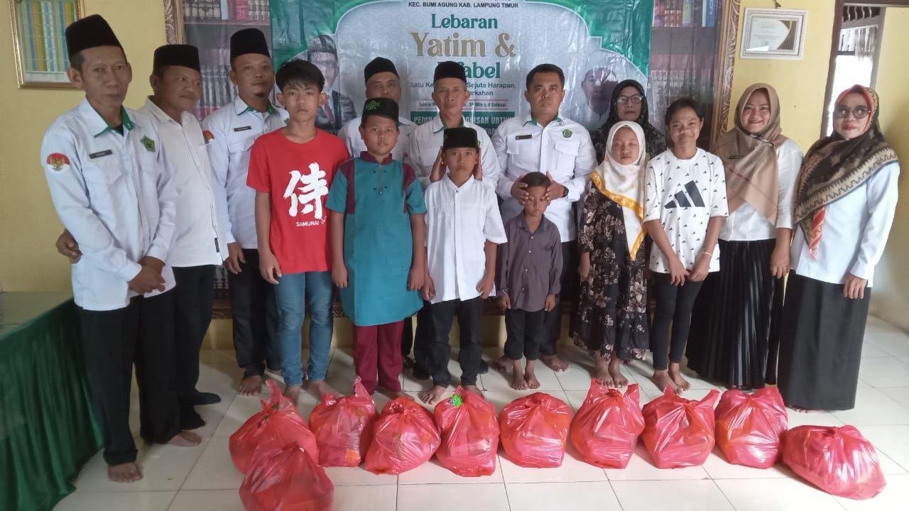 KUA Bumi Agung Tebar Cinta di Damai Muharram: Yatim dan Difabel Jadi Prioritas