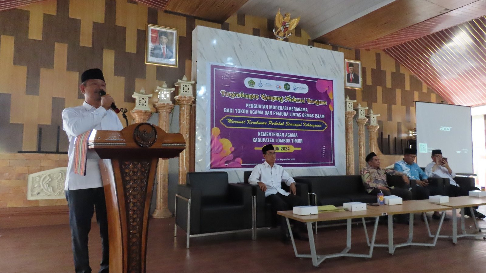 Pengembangan Kampung Moderasi Beragama KUA Kecamatan Aikmel Kantor Kementerian Agama Kab.Lombok Timur