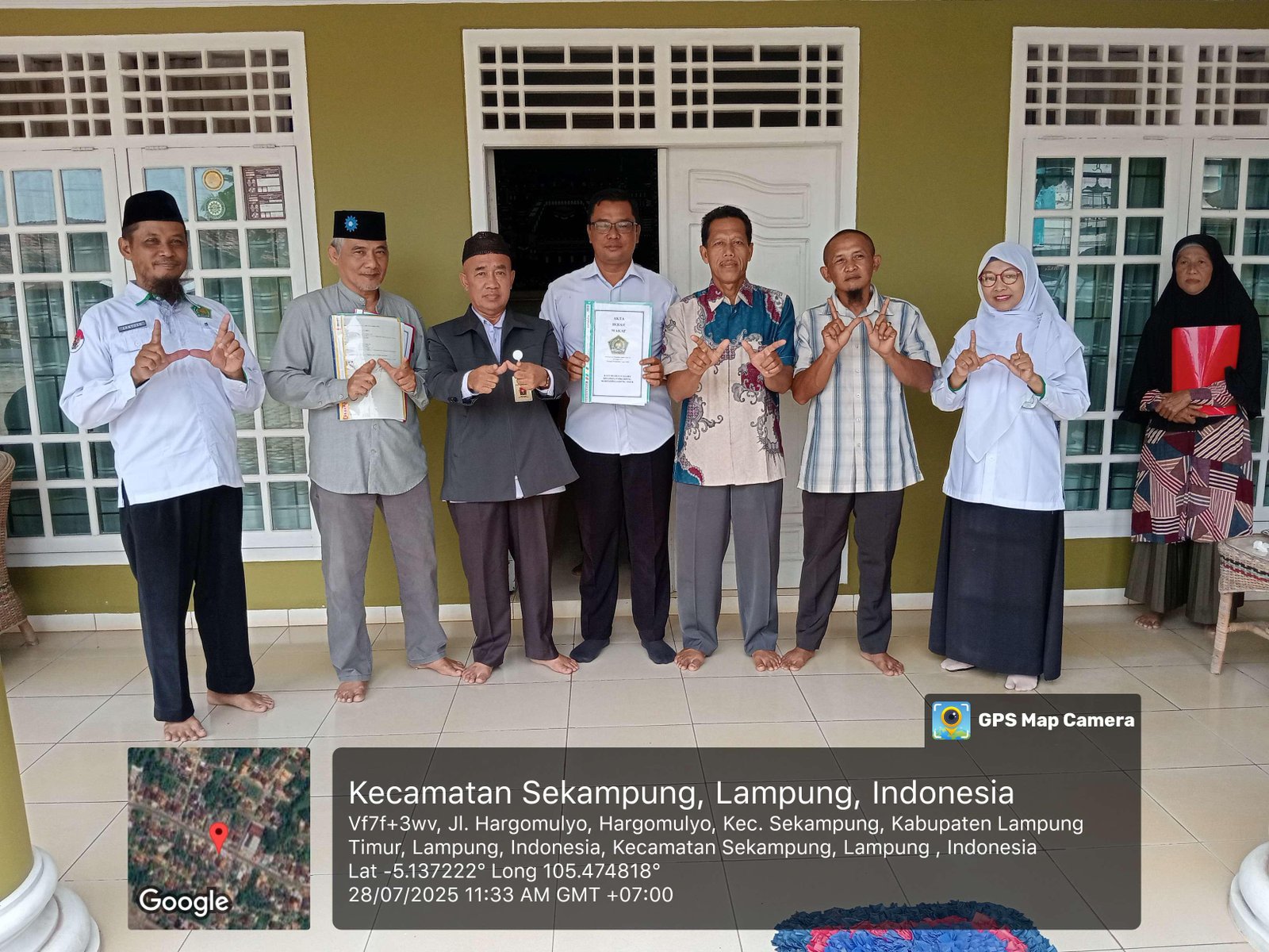 Jemput Berkah Wakaf, KUA Sekampung Hadir Langsung ke Rumah Wakif
