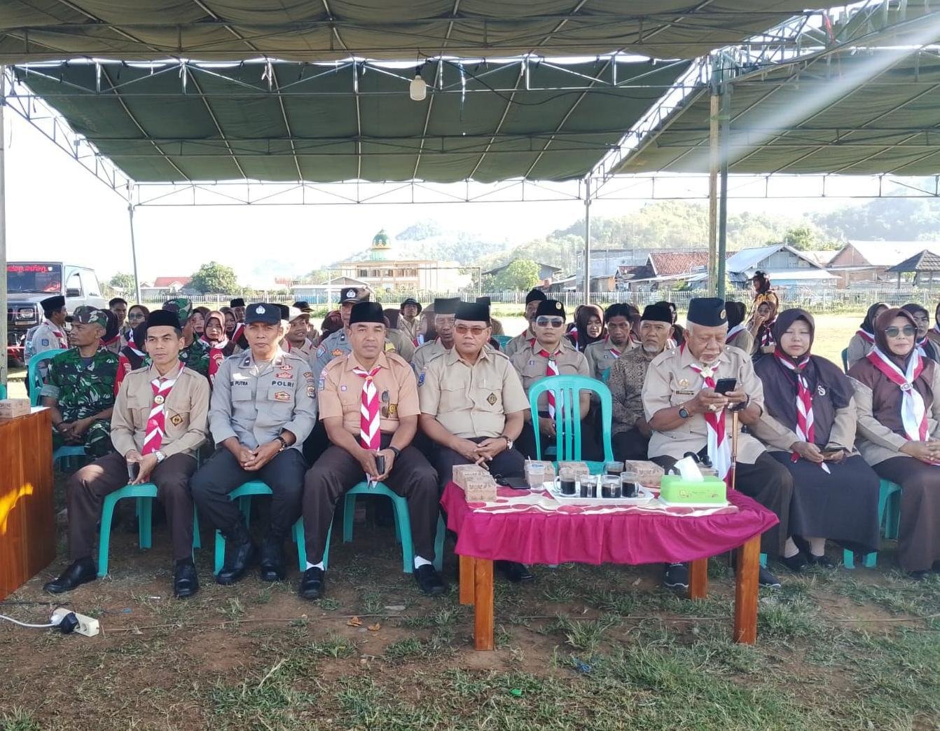 Kepala KUA Brang Ene Hadiri Pembukaan Jambore Pramuka Kwarran Brang Ene Sumbawa Barat