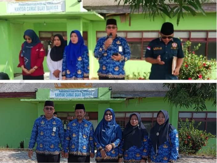 Upacara Hari Pahlawan, Kepala KUA Buay Bahuga Berdo'a Kita Mampu Teladani Pahlawan